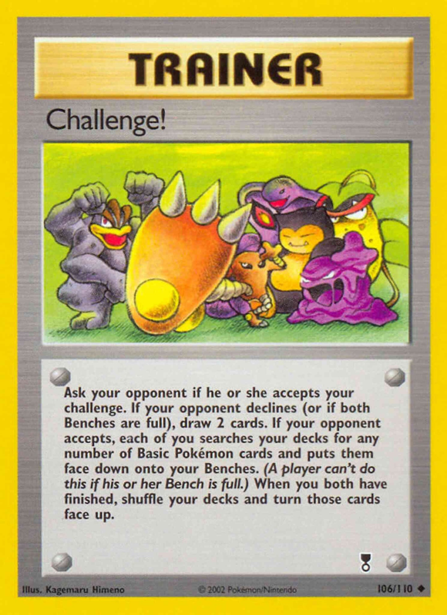 Challenge! - 106/110 - Uncommon [base6-106] [Reverse Holo]