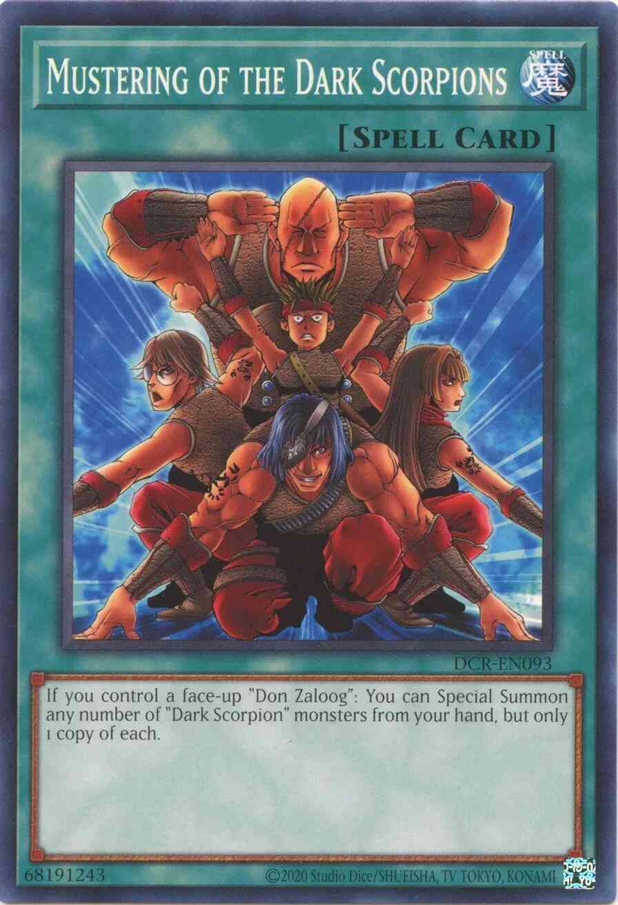 Mustering of the Dark Scorpions - 25th Anniversary - DCR-EN093 - Common - Unlimited
