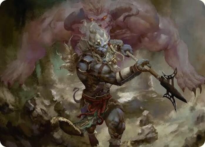 29/53 - Kimahri, Valiant Guardian Art Card [FINAL FANTASY: Art Series] [Non-Stamped]