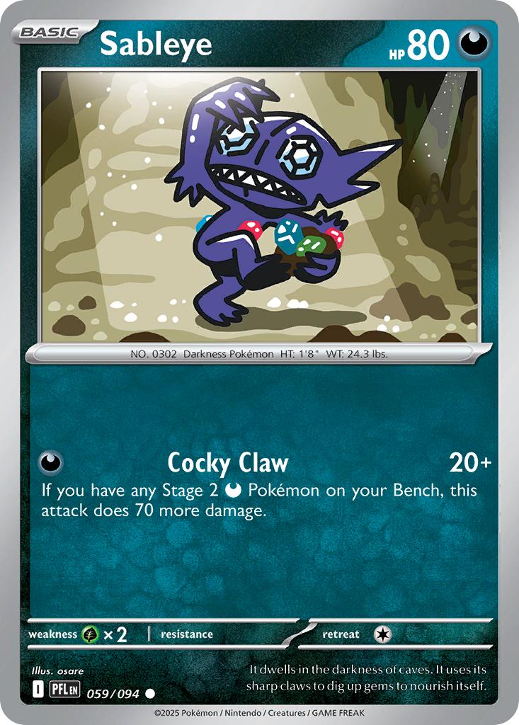 Sableye - 059/094 - Common [me02-059] [Non-Holo]