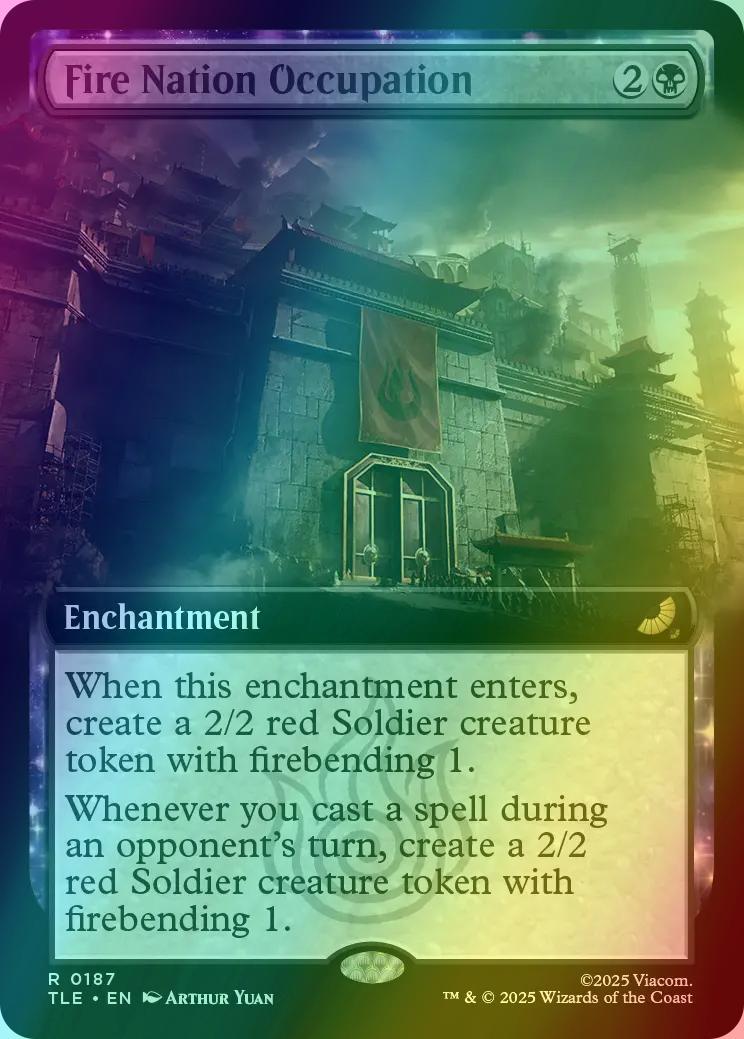 Fire Nation Occupation [187] [Extended Art] [Avatar: The Last Airbender Eternal] [Foil]