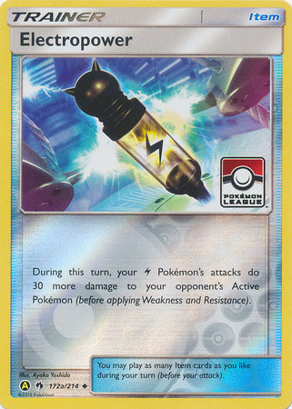 Electropower - 172a/214 - Alternate Art League Promo [Reverse Holo]
