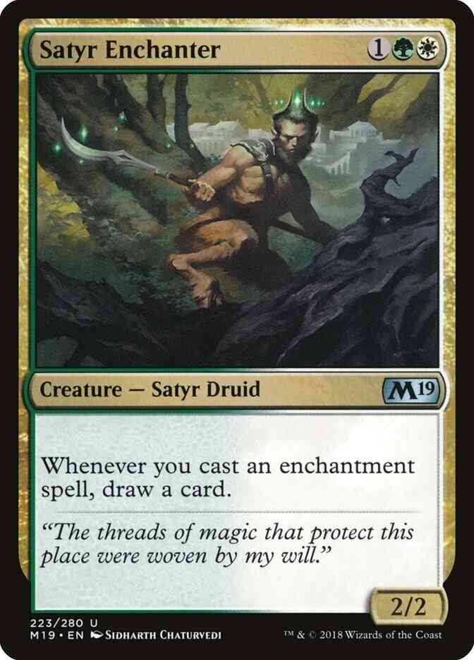 Satyr Enchanter [223] [Core Set 2019] [Non-Foil]
