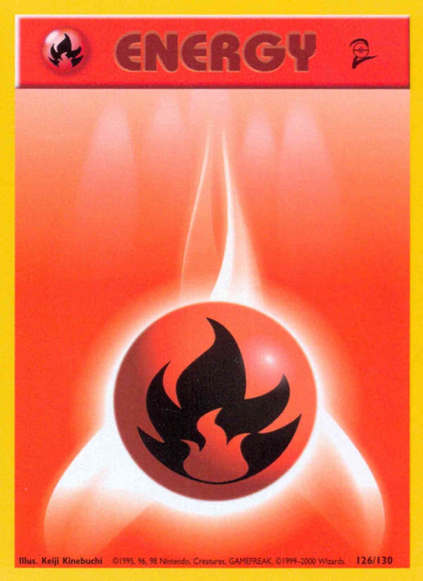 Fire Energy - 126/130 - Common [base4-126] [Non-Holo]
