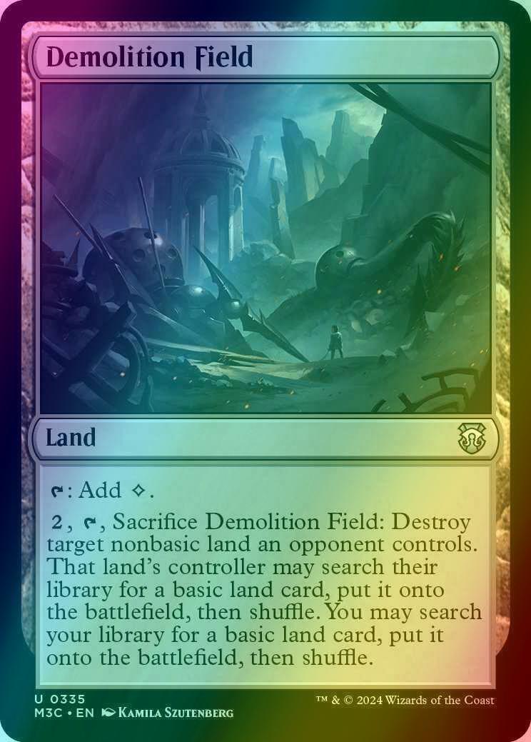 Demolition Field [335] [Modern Horizons 3: Commander] [Ripple Foil]