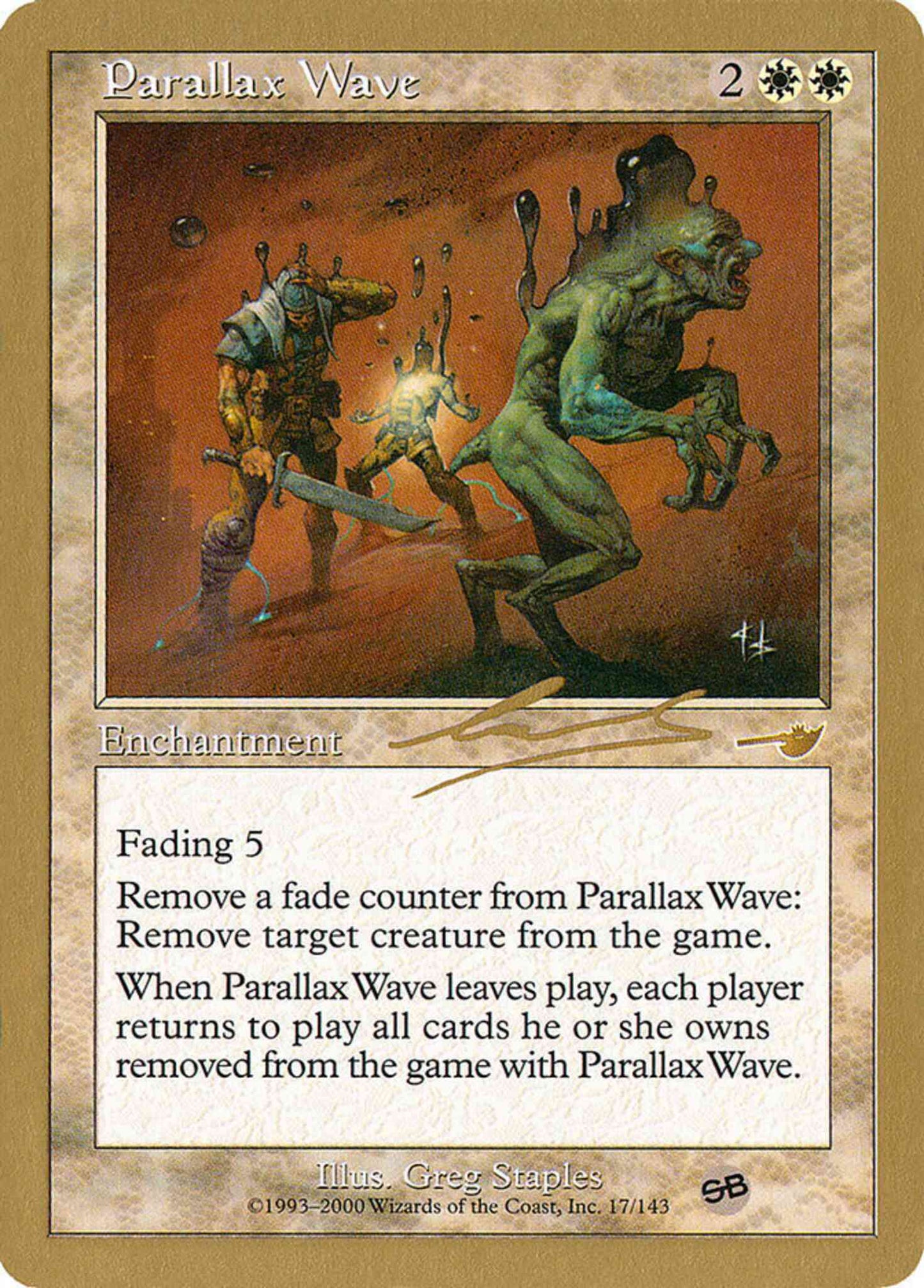 Parallax Wave [nl17sb] [Nicolas Labarre] [World Championship Decks 2000] [Non-Foil]