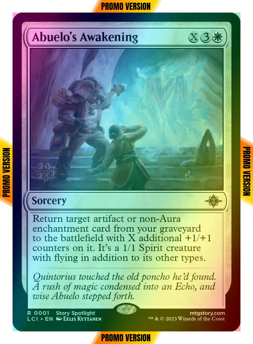Abuelo's Awakening [1s] [Prerelease] [The Lost Caverns of Ixalan: Promos] [Foil]