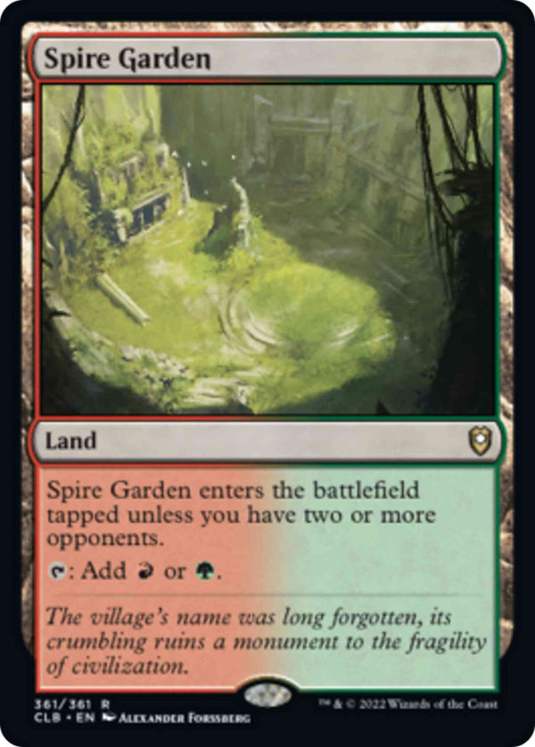 Spire Garden [361] [Commander Legends: Battle for Baldur's Gate] [Non-Foil]