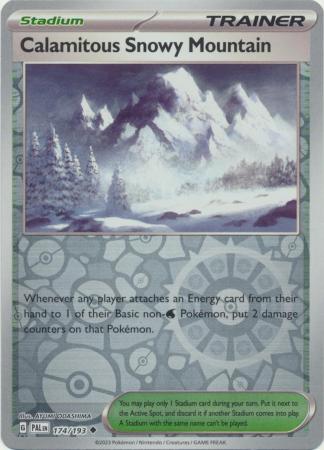 Calamitous Snowy Mountain - 174/193 - Uncommon [sv02-174] [Reverse Holo]