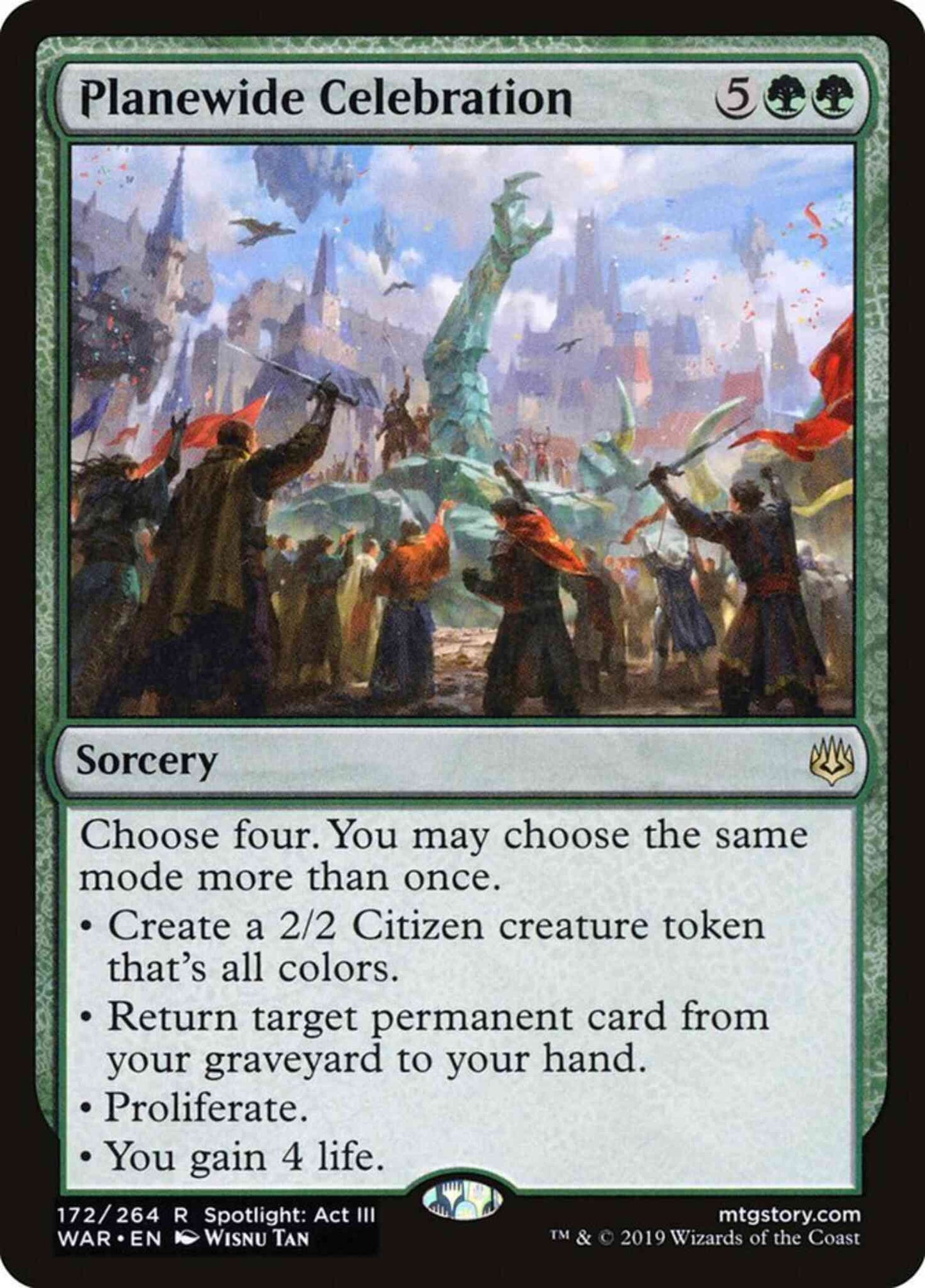 Planewide Celebration [172] [War of the Spark] [Non-Foil]