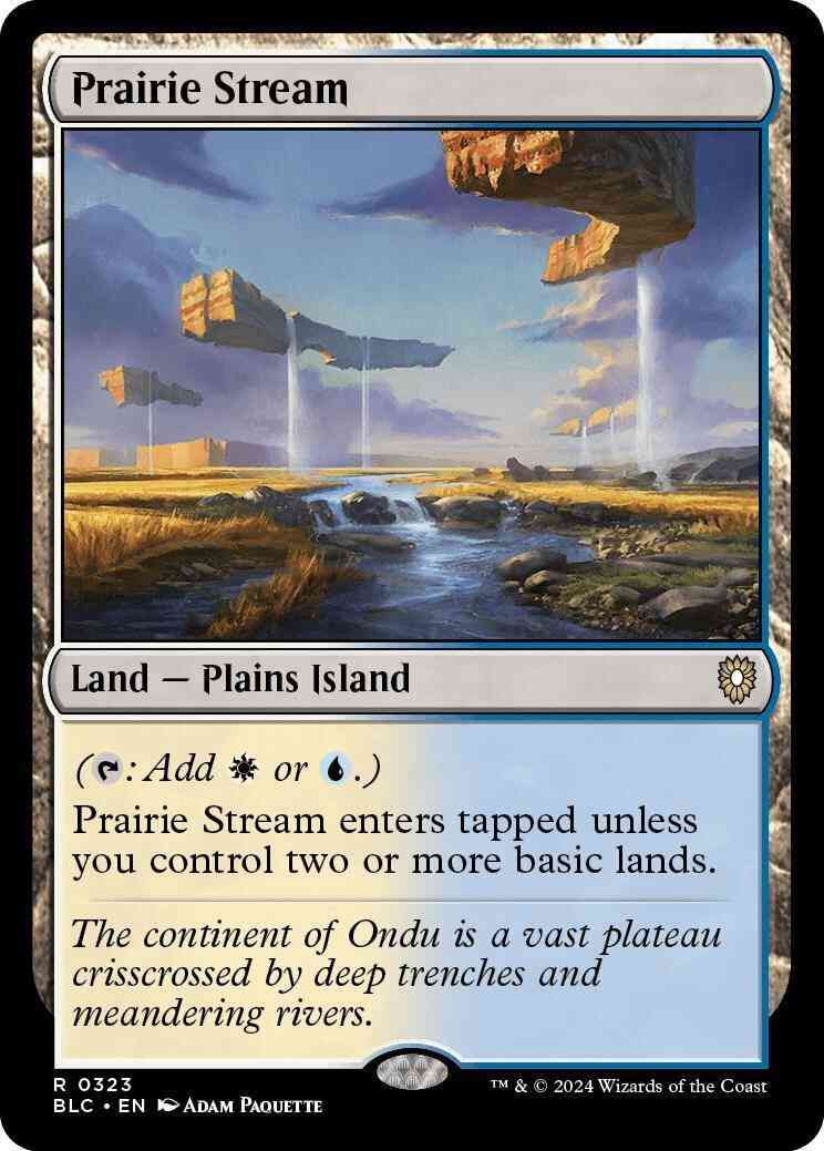 Prairie Stream [323] [Bloomburrow: Commander] [Non-Foil]