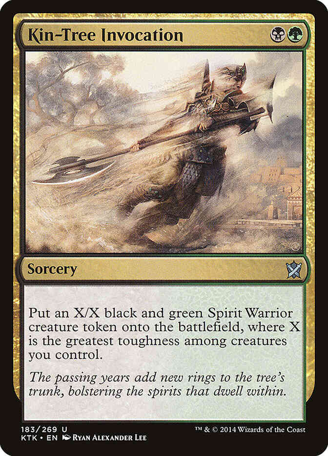 Kin-Tree Invocation [183] [Khans Of Tarkir] [Non-Foil]
