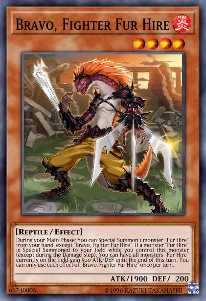 Bravo, Fighter Fur Hire - DASA-EN019 - Super Rare - Unlimited
