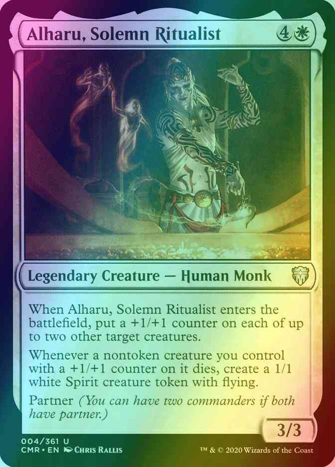 Alharu, Solemn Ritualist [4] [Commander Legends] [Foil]