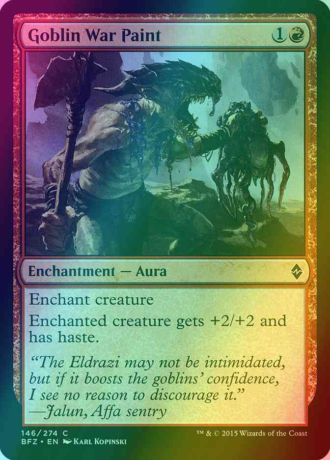 Goblin War Paint [146] [Battle for Zendikar] [Foil]