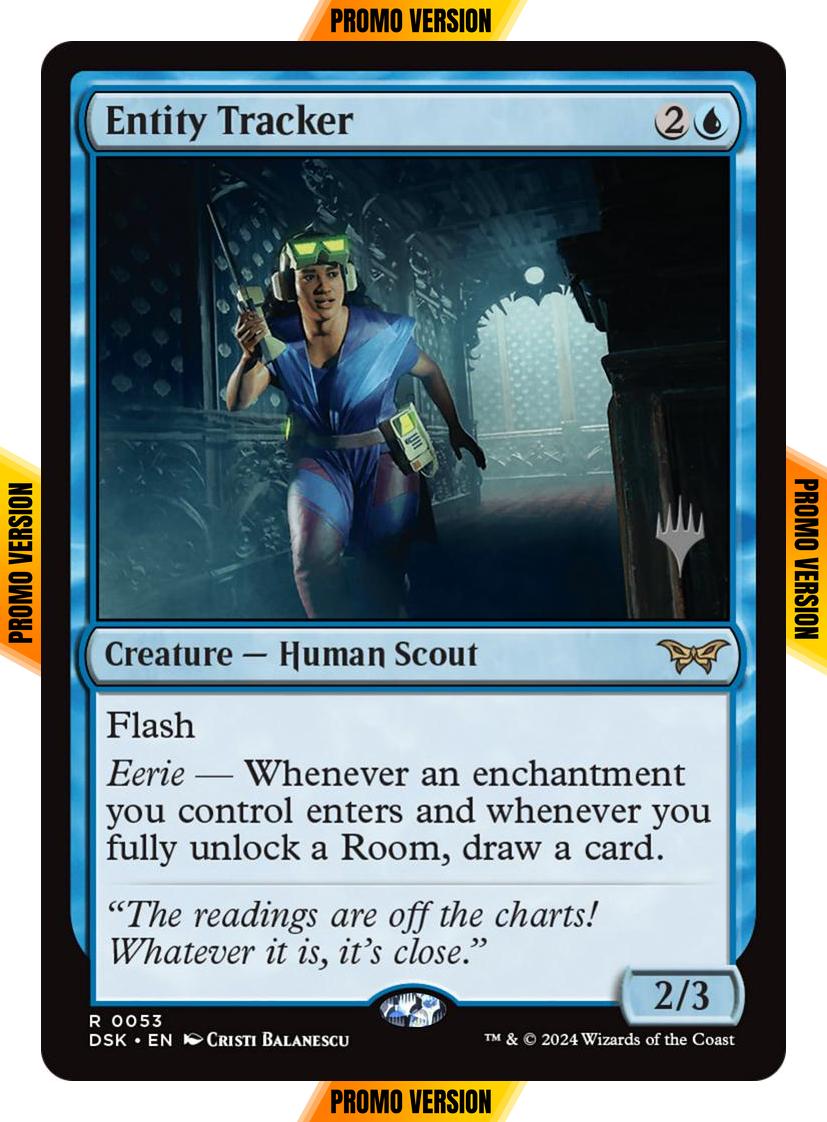 Entity Tracker [53p] [Promo Pack] [Duskmourn: House of Horror: Promos] [Non-Foil]