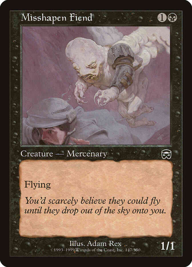 Misshapen Fiend [147] [Mercadian Masques] [Non-Foil]