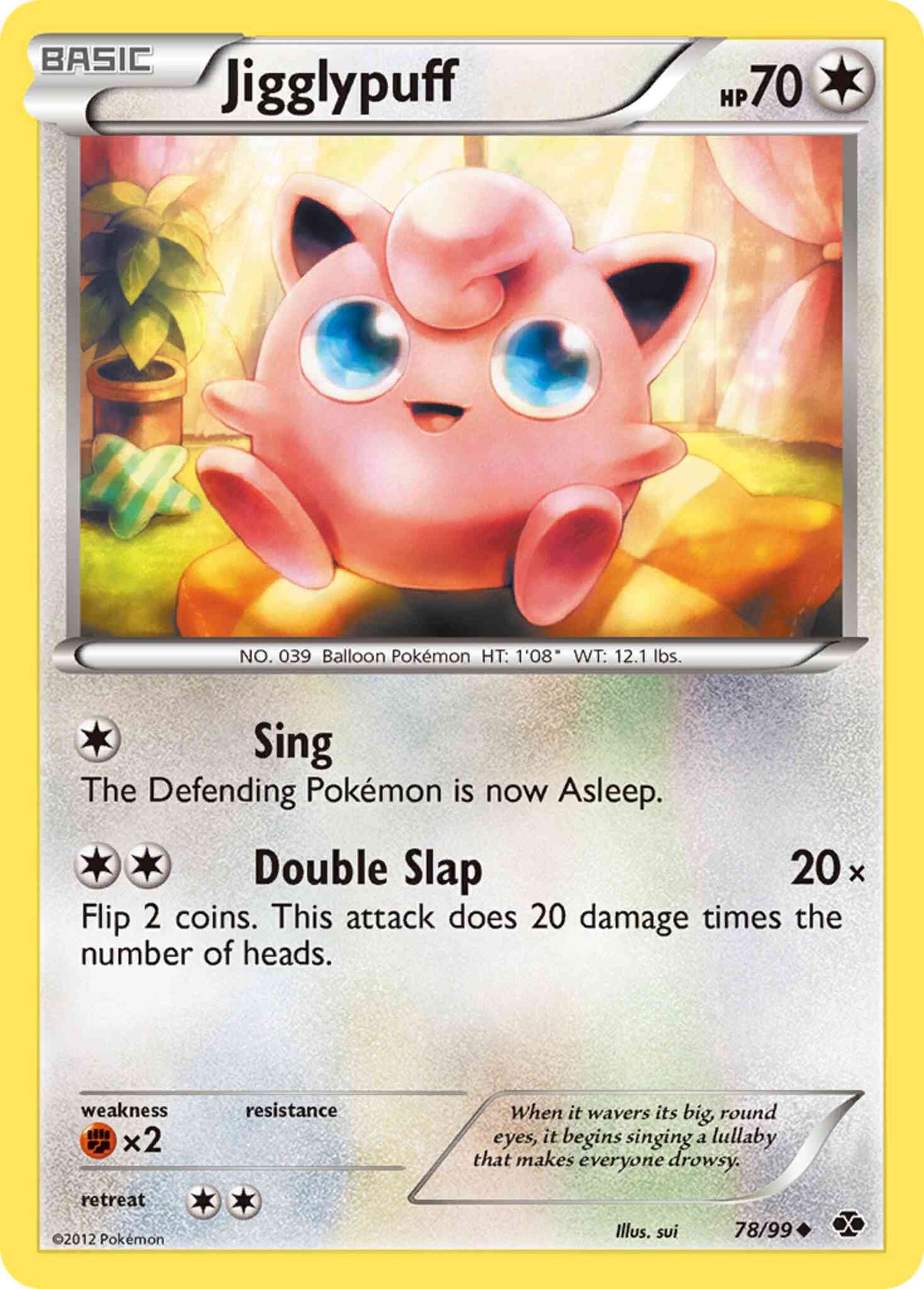 Jigglypuff - 78/99 - Uncommon [bw4-78] [Reverse Holo]