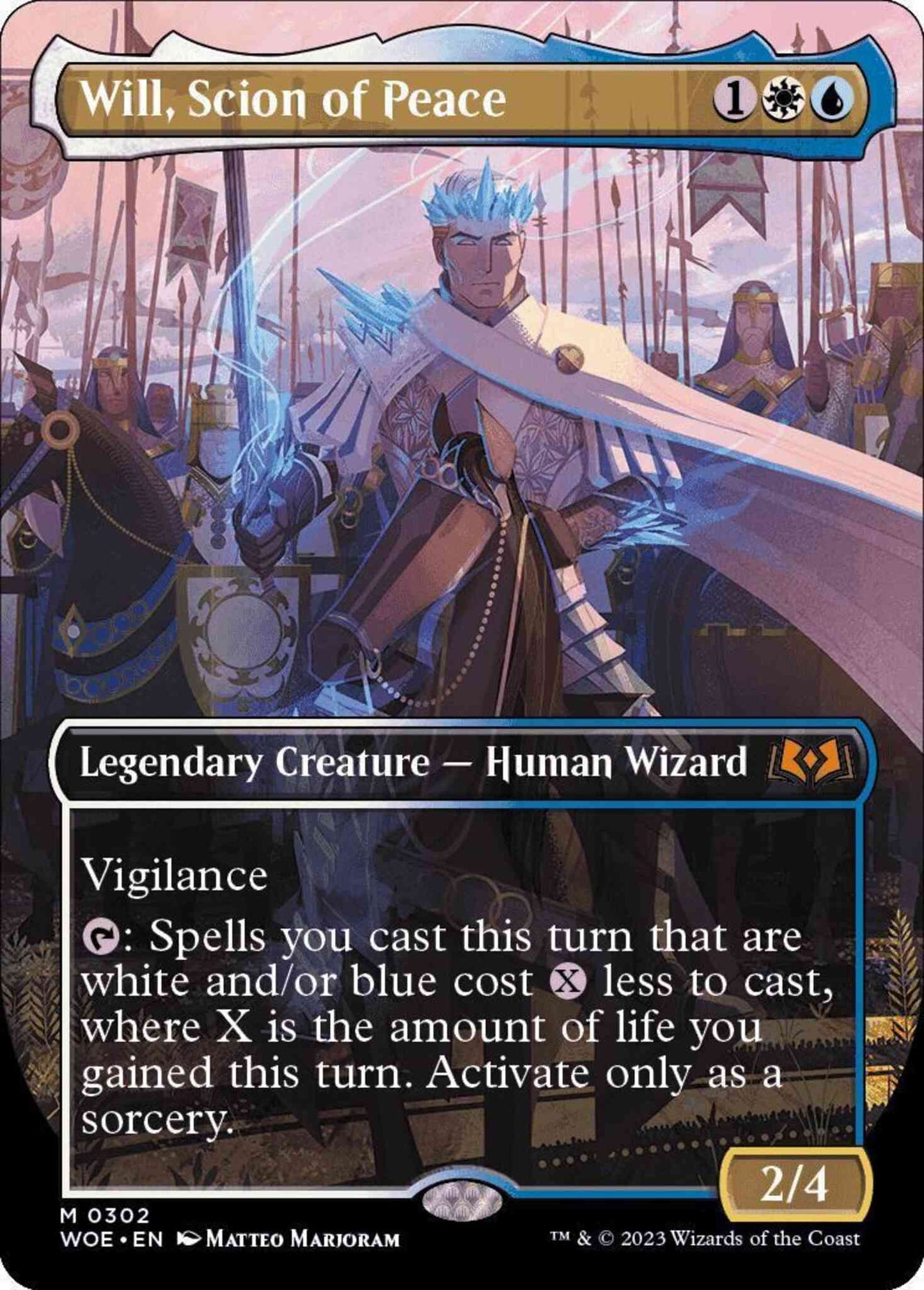 Will, Scion of Peace [302] [Borderless] [Wilds of Eldraine] [Non-Foil]