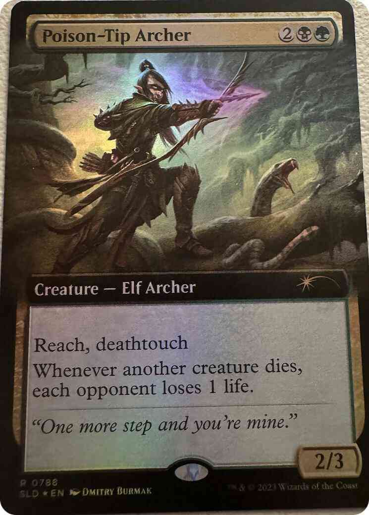 Poison-Tip Archer [0788] [Extended Art] [Dmitry Burmak] [Secret Lair Drop] [Foil]
