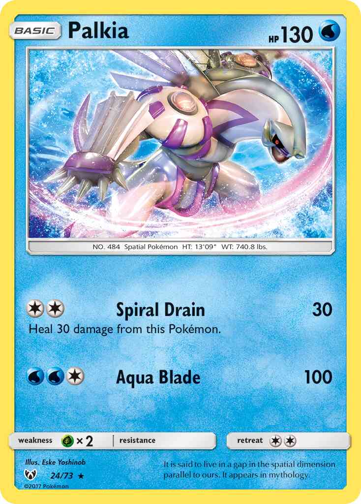 Palkia - 24/73 - Rare Holo [sm35-24] [Holo]