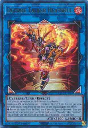 Decode Talker Heatsoul - RA01-EN048 - Prismatic Ultimate Rare - 1st Edition