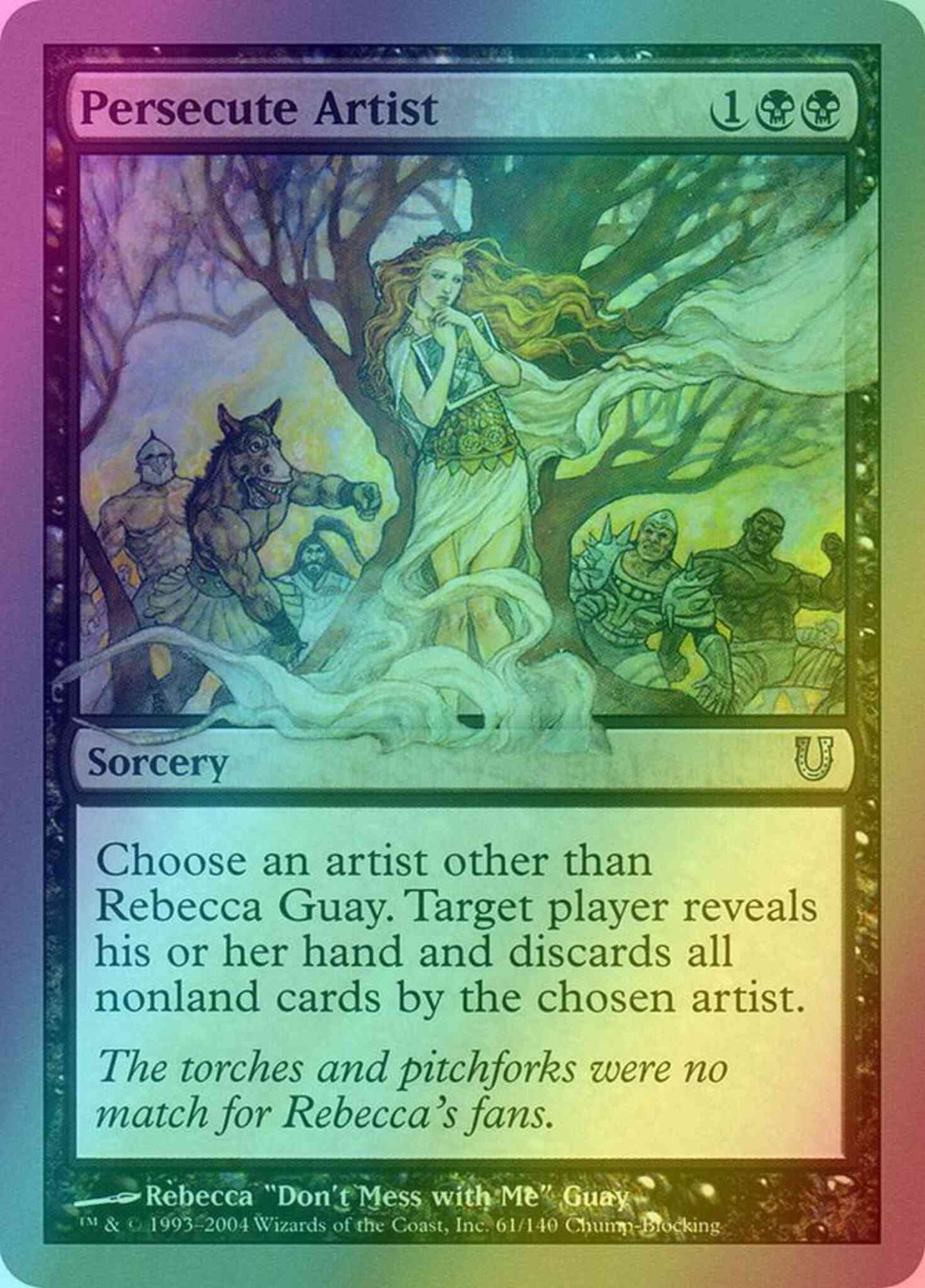 Persecute Artist [61] [Unhinged] [Foil]