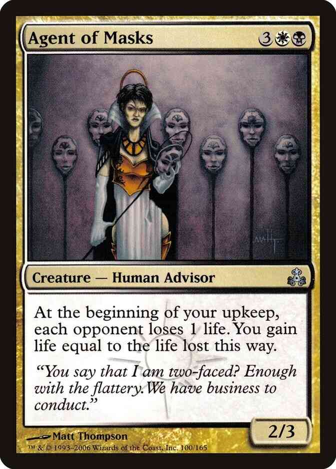 Agent of Masks [100] [Guildpact] [Non-Foil]