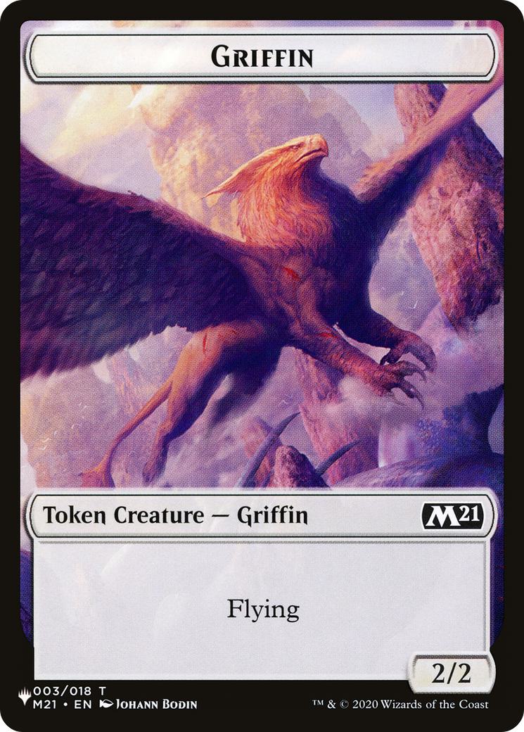 Ajani's Pridemate Token (01) // Griffin Token (03) [TM20-1] [M20/M21 Set Symbol] [The List] [Non-Foil]