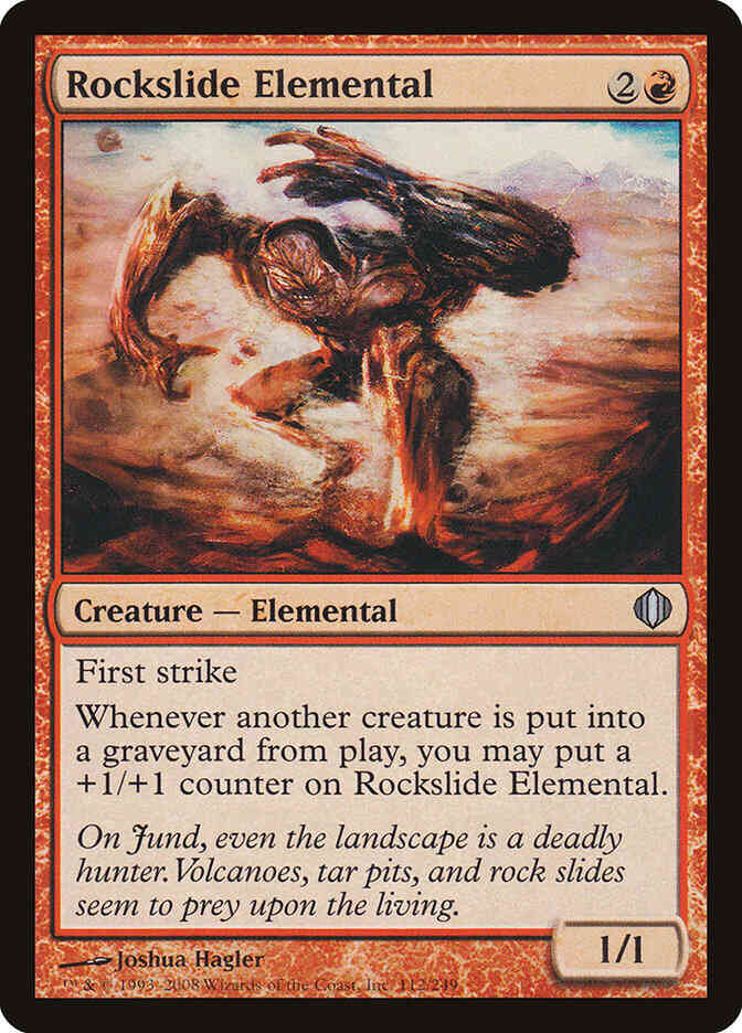 Rockslide Elemental [112] [Shards Of Alara] [Non-Foil]