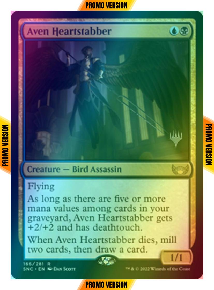 Aven Heartstabber [Promo Pack] [166p] [Streets of New Capenna: Promos] [Foil]