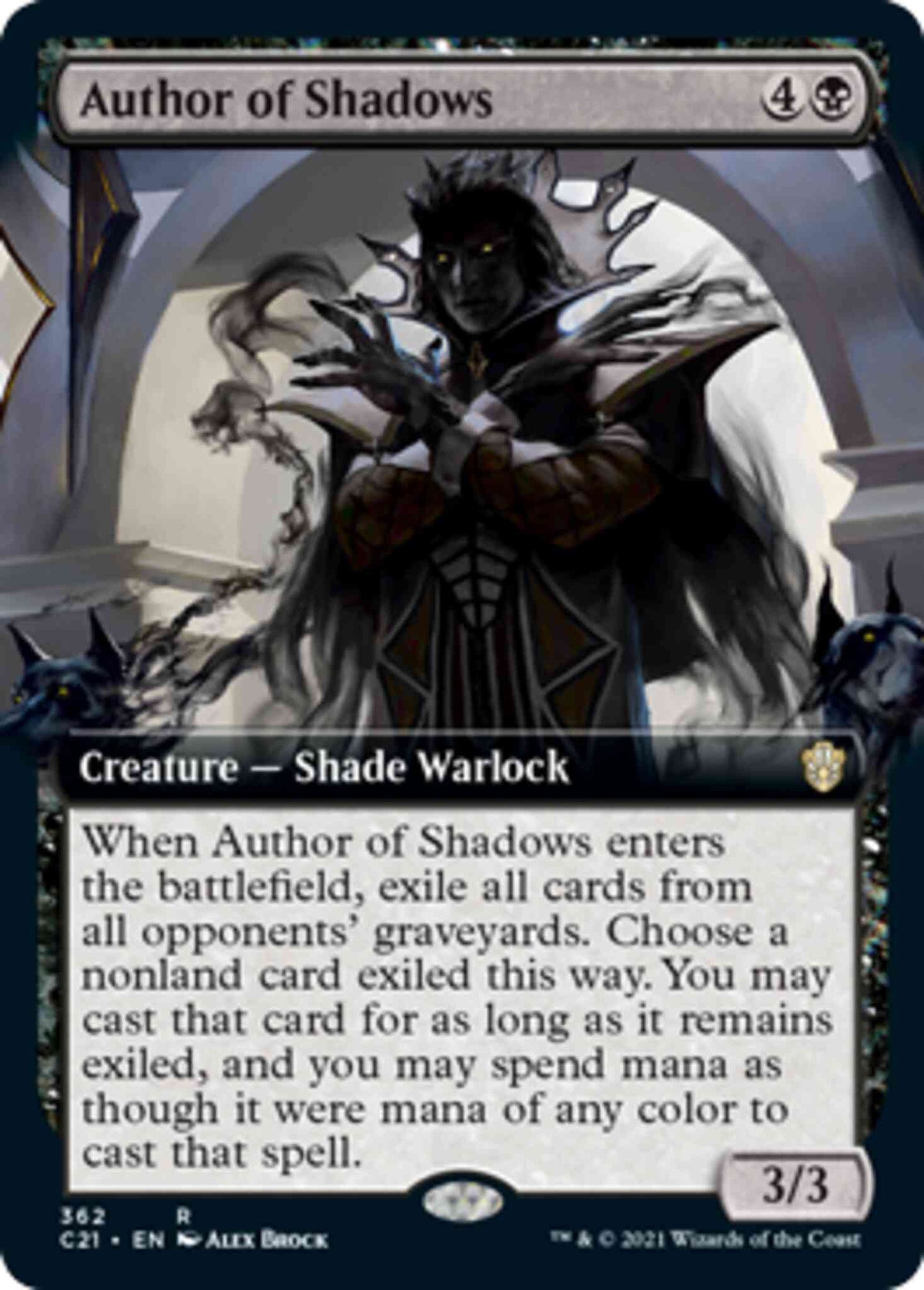 Author of Shadows [362] [Extended Art] [Commander 2021] [Non-Foil]