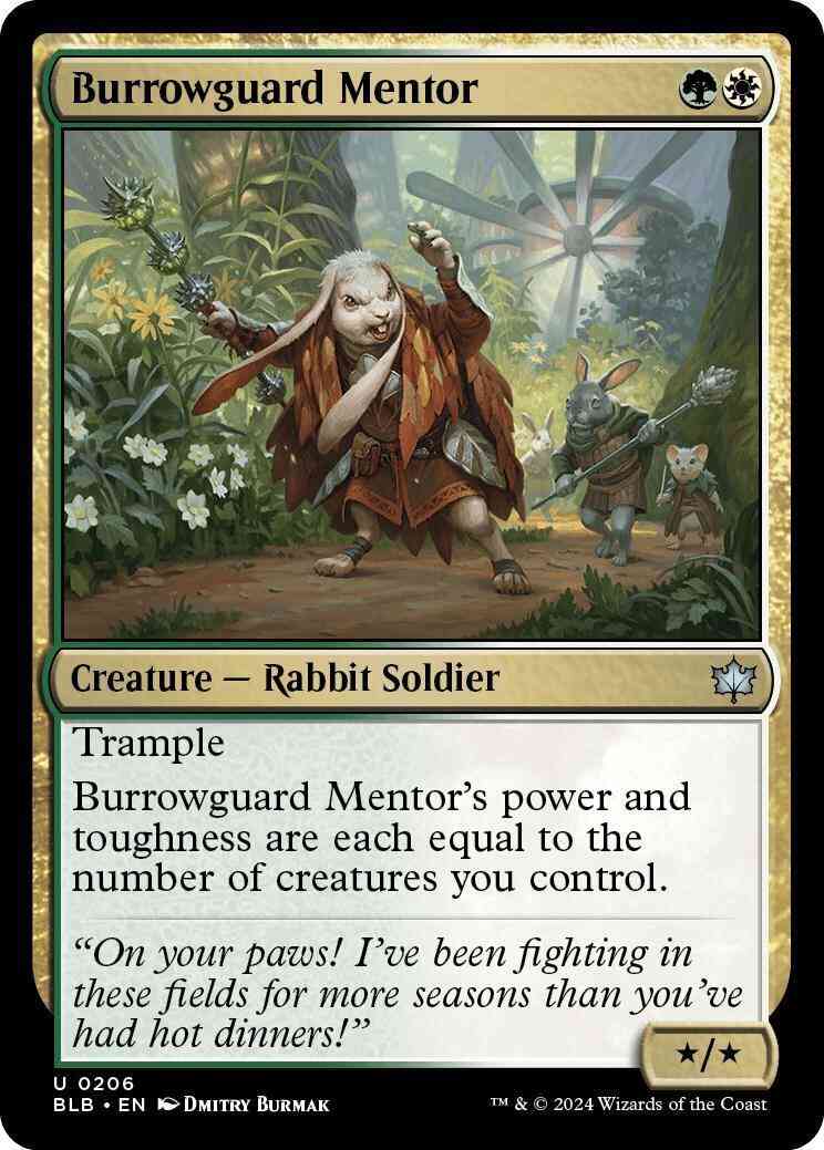 Burrowguard Mentor [206] [Bloomburrow] [Non-Foil]