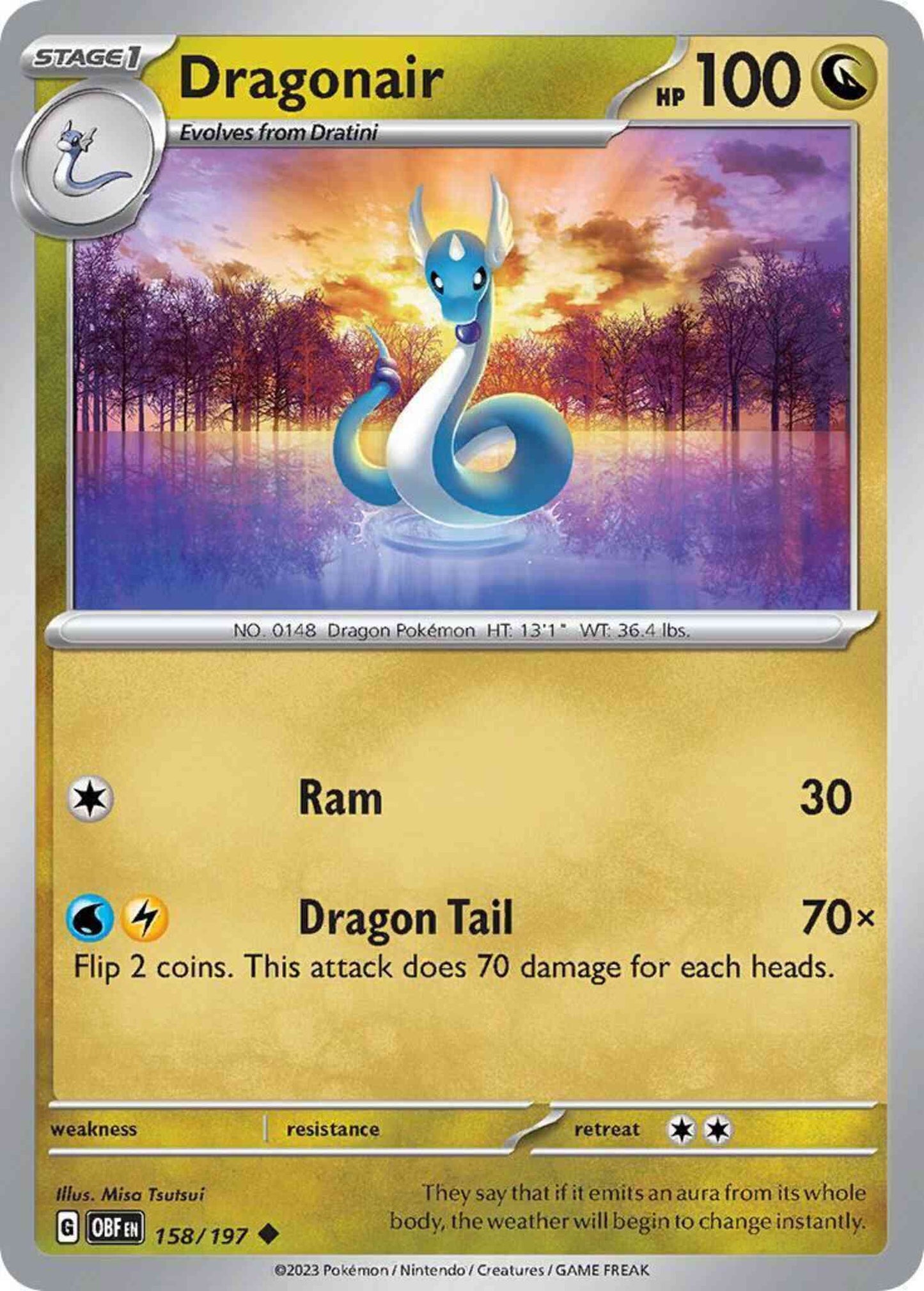Dragonair - 158/197 - Uncommon [sv03-158] [Non-Holo]
