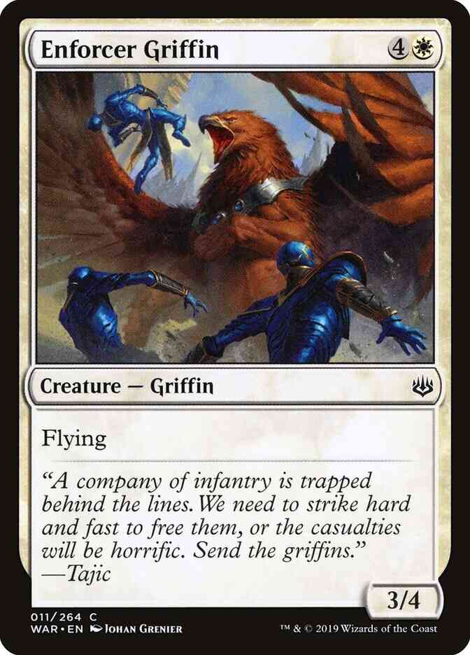 Enforcer Griffin [11] [War of the Spark] [Non-Foil]