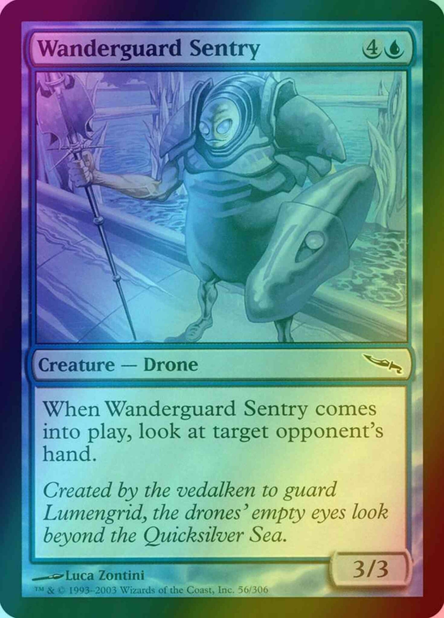 Wanderguard Sentry [56] [Mirrodin] [Foil]