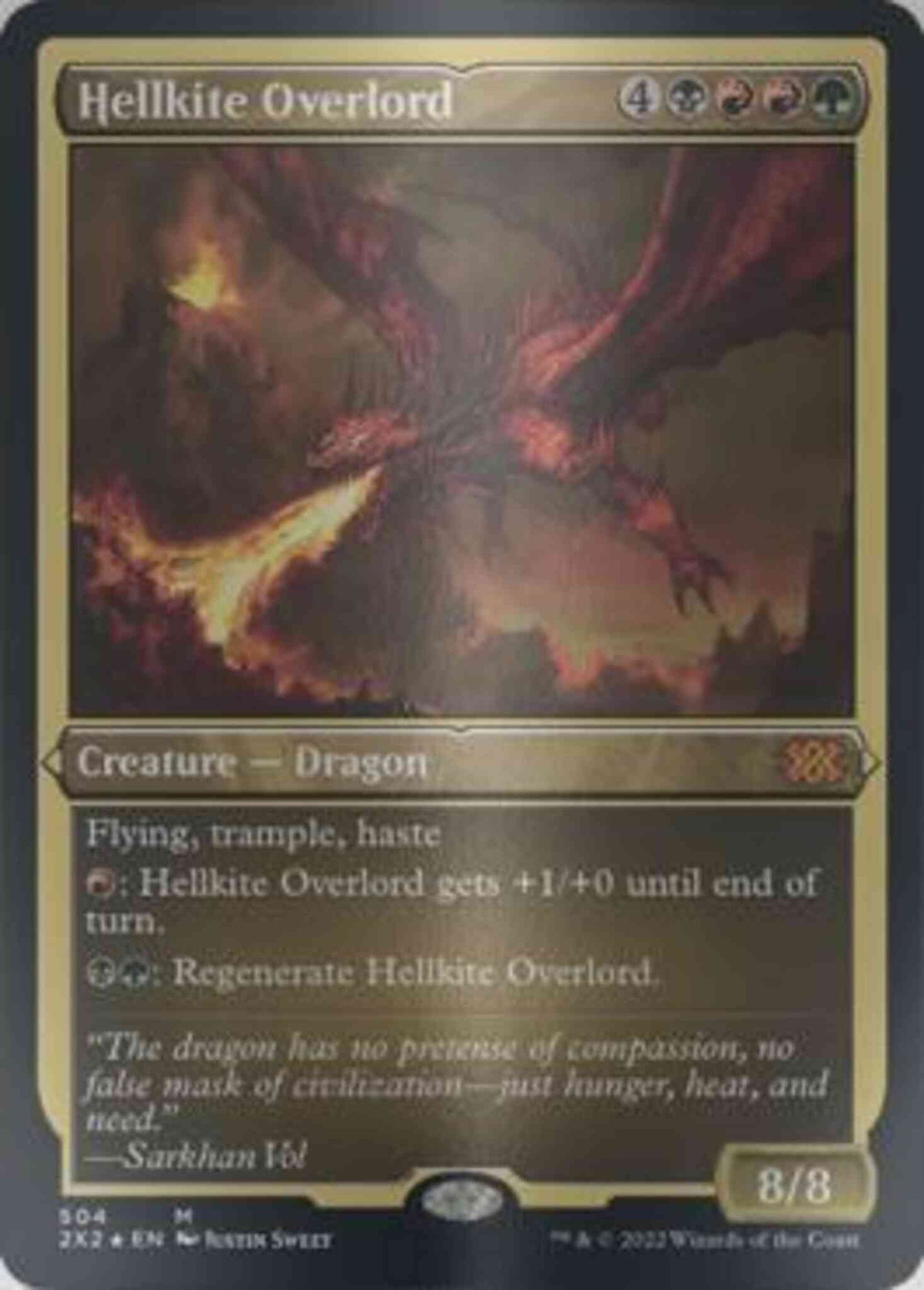 Hellkite Overlord [504] [Double Masters 2022] [Etched Foil]