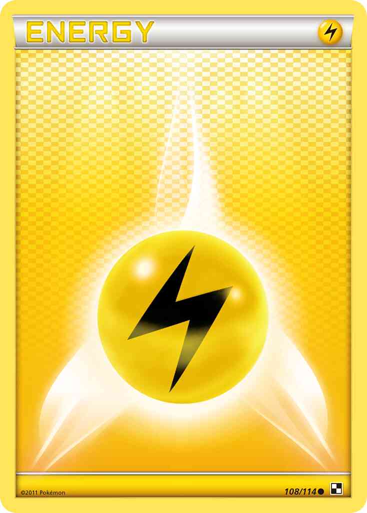Lightning Energy - 108/114 - Common [bw1-108] [Non-Holo]
