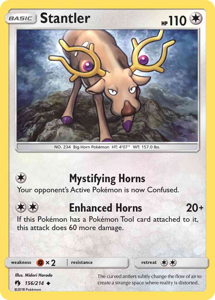 Stantler - 156/214 - Uncommon [sm8-156] [Non-Holo]