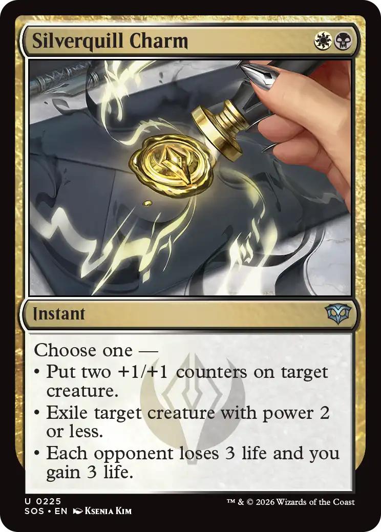 Silverquill Charm [225] [Secrets of Strixhaven] [Non-Foil]