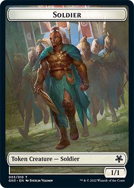 Elf Warrior Token (09) // Soldier Token (03) [Game Night: Free-for-All: Tokens] [Non-Foil]
