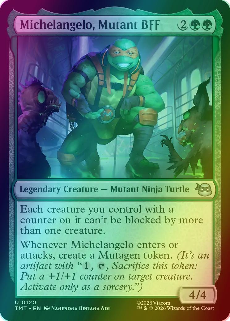 Michelangelo, Mutant BFF [120] [Teenage Mutant Ninja Turtles] [Foil]