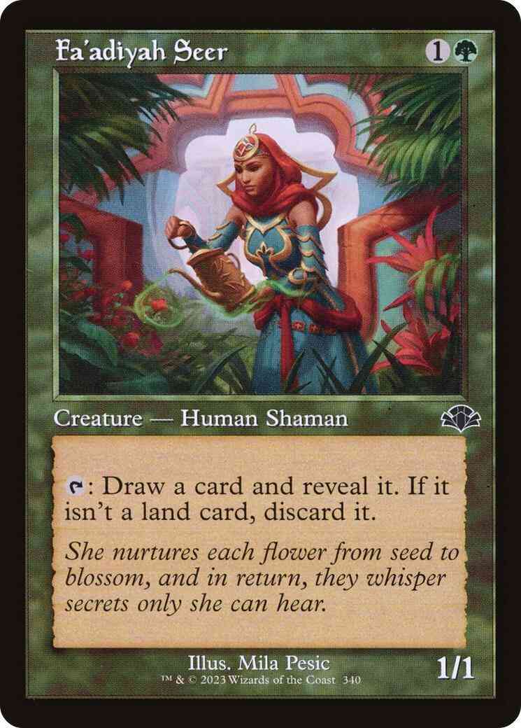 Fa'adiyah Seer [340] [Retro Frame] [Dominaria Remastered] [Non-Foil]