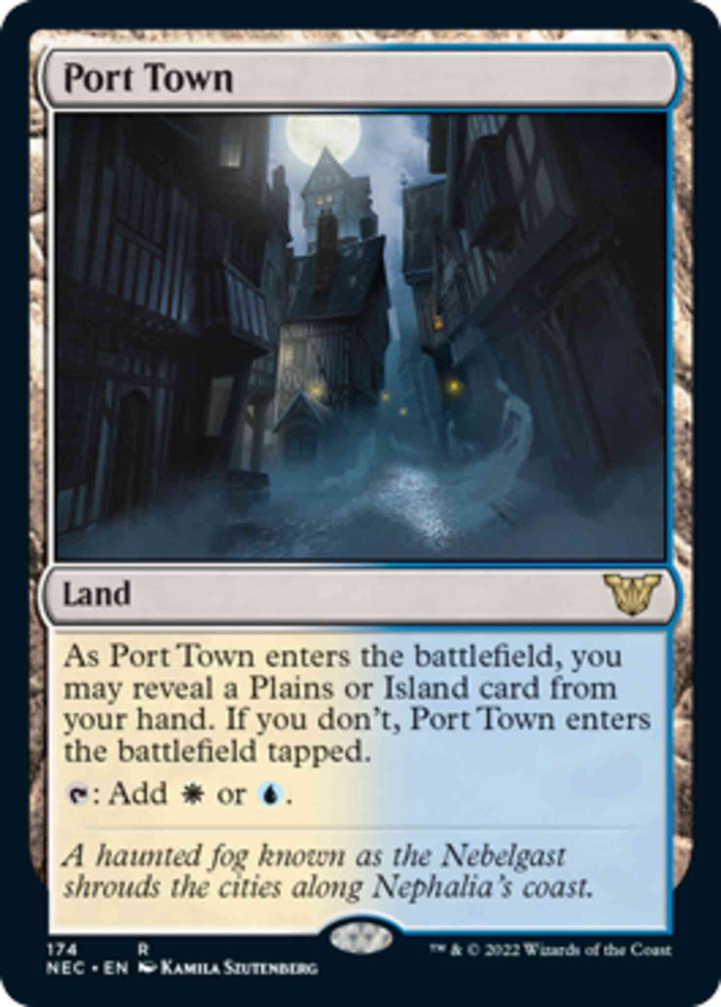 Port Town [174] [Kamigawa: Neon Dynasty: Commander] [Non-Foil]