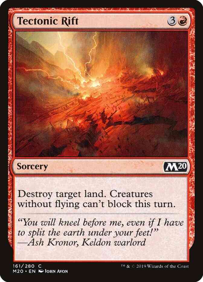 Tectonic Rift [161] [Core Set 2020] [Non-Foil]