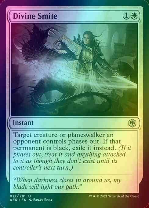 Divine Smite [12] [Adventures In The Forgotten Realms] [Foil]