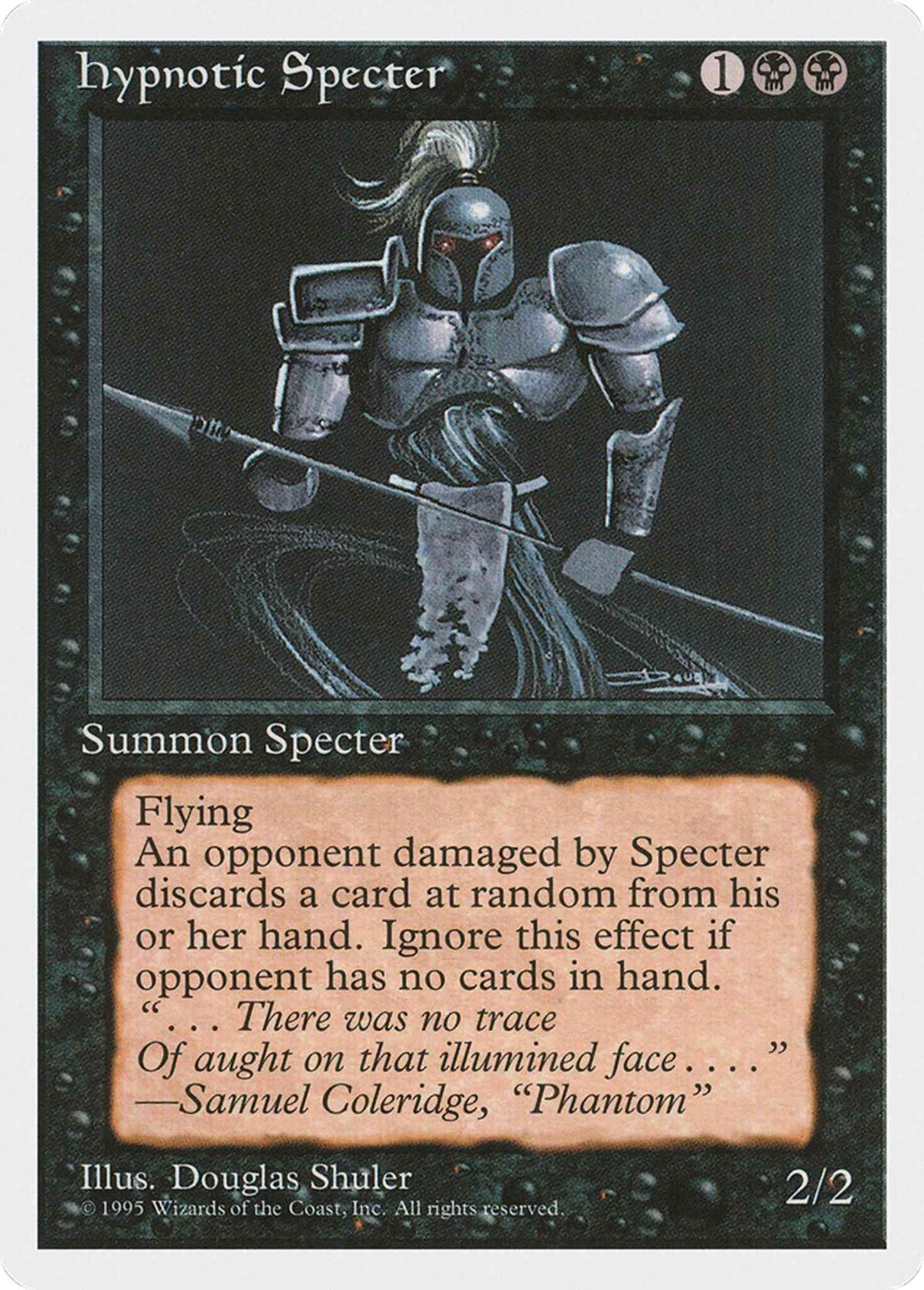 Hypnotic Specter [142] [Fourth Edition] [Non-Foil]