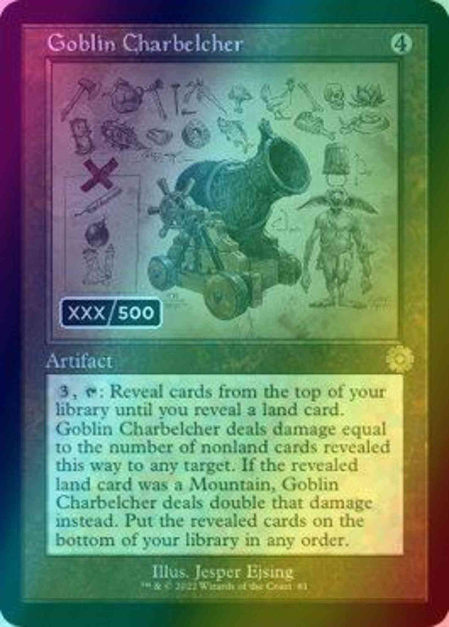 Goblin Charbelcher - Serial Numbered [81z] [Retro Frame] [Schematic] [The Brothers' War Retro Artifacts] [Foil]