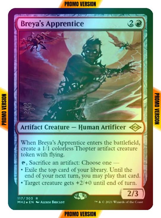 Breya's Apprentice [Prerelease] [117S] [Modern Horizons 2 Promos] [Foil]