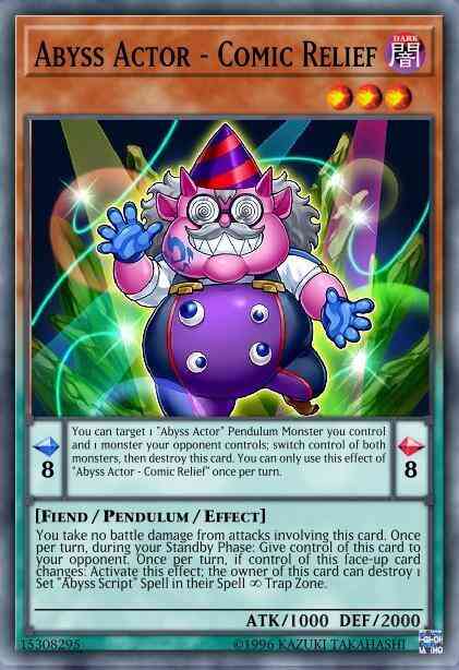 Abyss Actor - Comic Relief - LED3-EN046 - Rare - 1st Edition